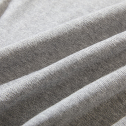 ★現貨★ 全年熱賣！ 100%純棉長袖V領開襟衫 針織系列 莫克灰 220902-03 第8張的照片