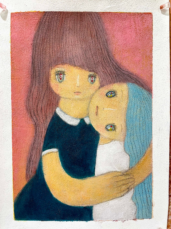 「 かみさまちからをかしてください。」　　　　　絵画 4枚目の画像