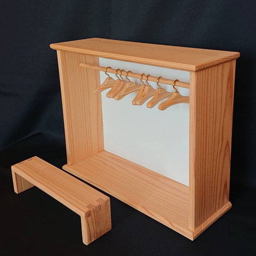 ミニチュア家具 ドール用 クローゼット その他インテリア雑貨