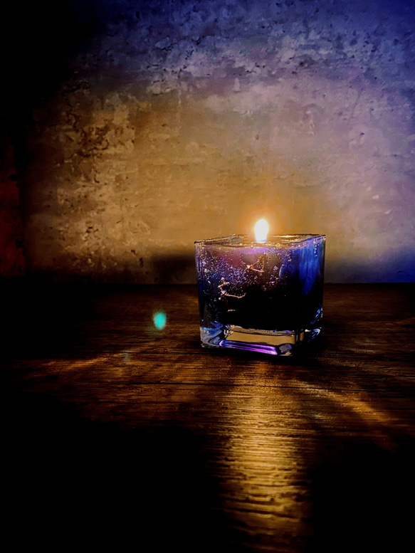 【受注制作】ふたりの星空キャンドル 7枚目の画像