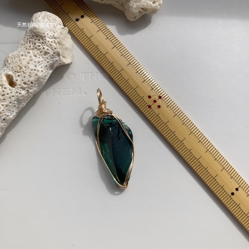 14kgf】アンダラクリスタル ブルーグリーン エメラルドシフト ＊透明性