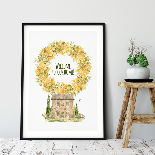 HOUSE IN THE FOREST A3サイズ アートポスター HOUSE IN THE FOREST」原画アートポスターが再登場！数量限定