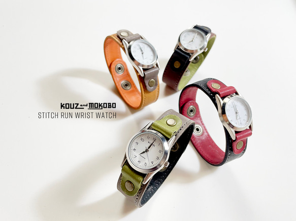 ▶︎STITCH ベーシックカラーで「ステッチラン/カスタム腕時計」カラーカスタムOK(AW220910) 9枚目の画像