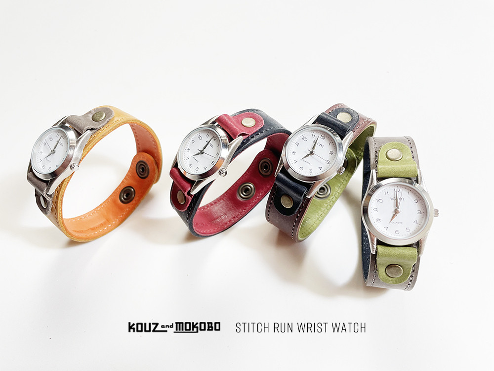 ▶︎STITCH バイカラーにキュンとする「ステッチラン/カスタム腕時計」カラーカスタムOK(AW220910)