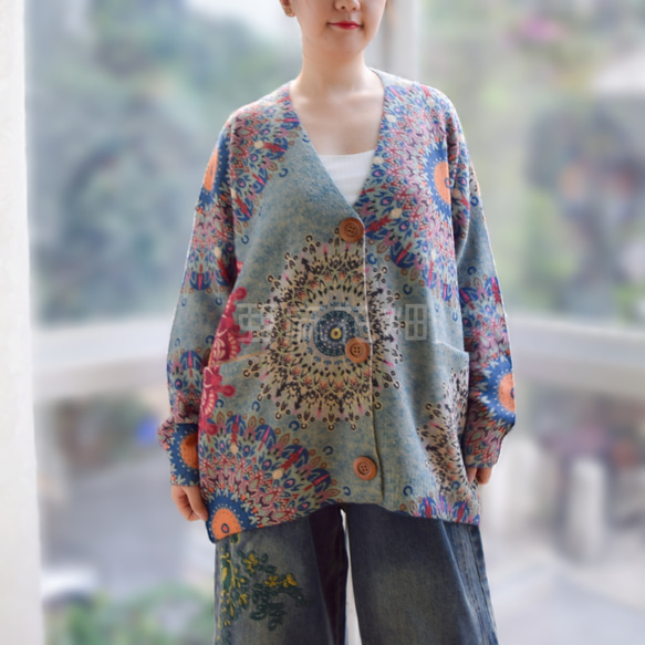60s brent モヘア　アーガイル柄　カーディガン 古着 モヘアカーディガン【1960's】【BRENT】Vintage Mohair