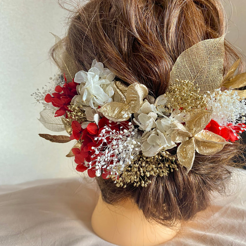 ヘッドドレス ドライフラワー68