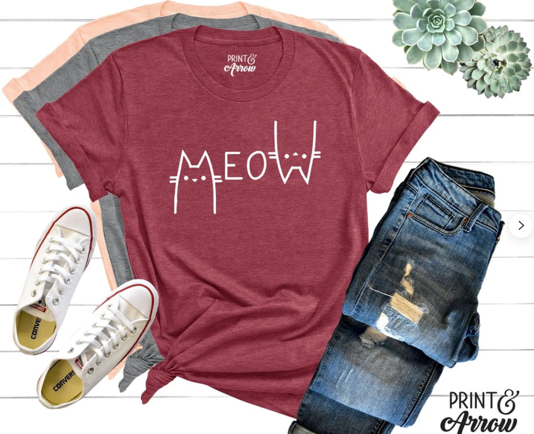 猫好きのためのニャーシャツ、面白い猫のTシャツ