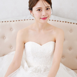 MA125 【ゼクシィ掲載】  ヘアピン ウェディング　ブライダル　ゴールド　花嫁　ヘッドアクセサリー　結婚式 4枚目の画像