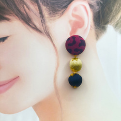 ヒョウ柄 イヤリング・ノンホールピアス の人気通販｜Creema(クリーマ