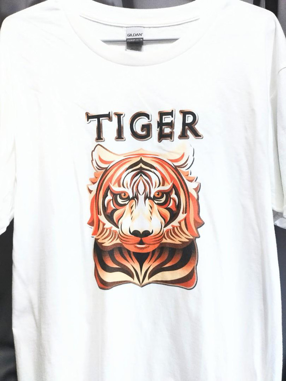 虎王Tiger T-shirt 第6張的照片