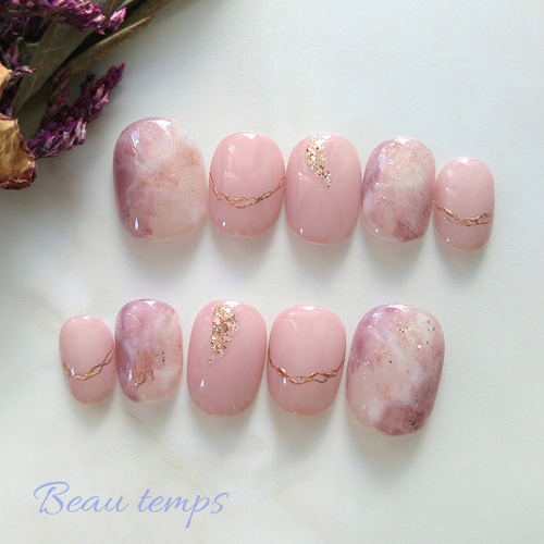 【8／30限定セール】EVER NAIL ピンク ネイルチップ Check Pink