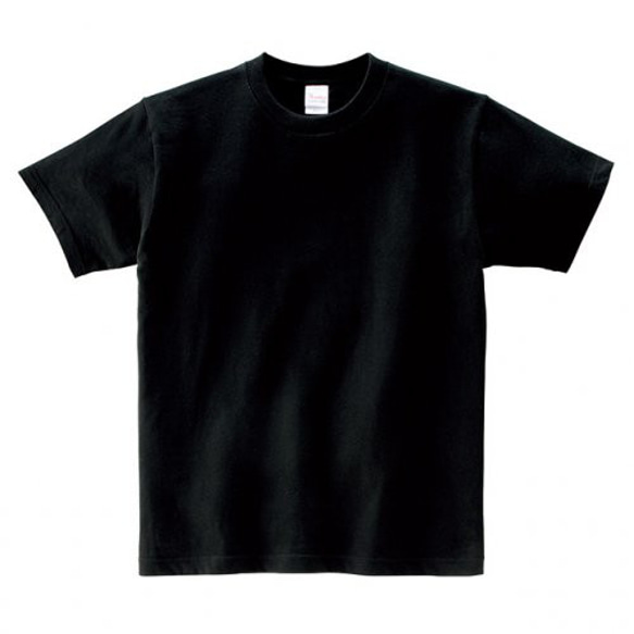 メンズM　手描きTシャツ　発光クラゲ(表裏両面)　　 3枚目の画像