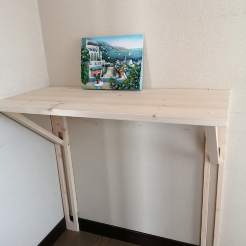 Bata様の壁付け折りたたみテーブル 机・デスク nature7 通販 14616349  