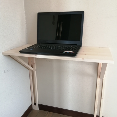 Bata様の壁付け折りたたみテーブル 机・デスク nature7 通販 14616349  