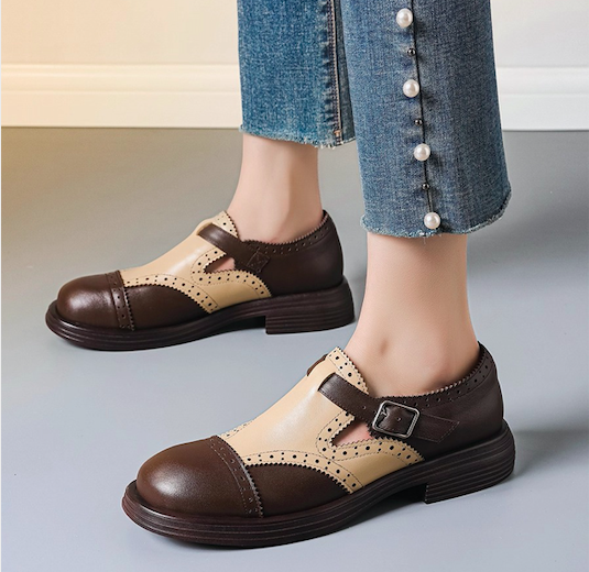 秋の福袋 ぺたんこ パンプス 痛ない幅広 パンプス レディース 革靴 フラット シューズ 外反母趾靴レディース