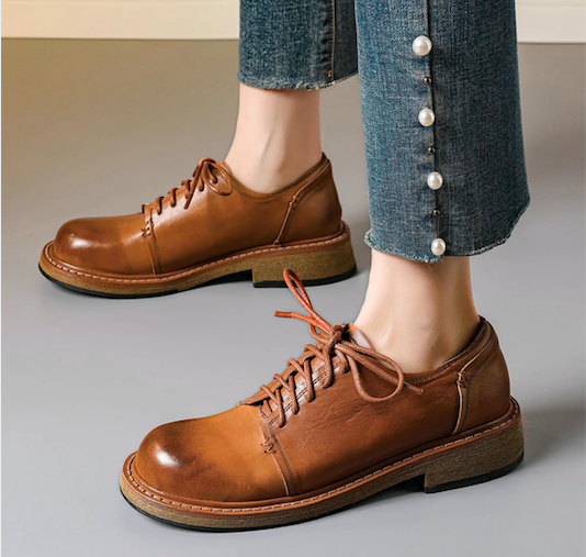 秋の福袋 金木犀 おしゃれ靴 皮靴 レース アップ シューズ オーダー メイド 靴 レディース スニーカー レザー