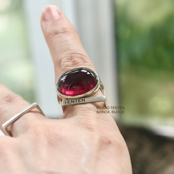 K10WG[berry風味のrubellite tourmaline]ring 1枚目の画像