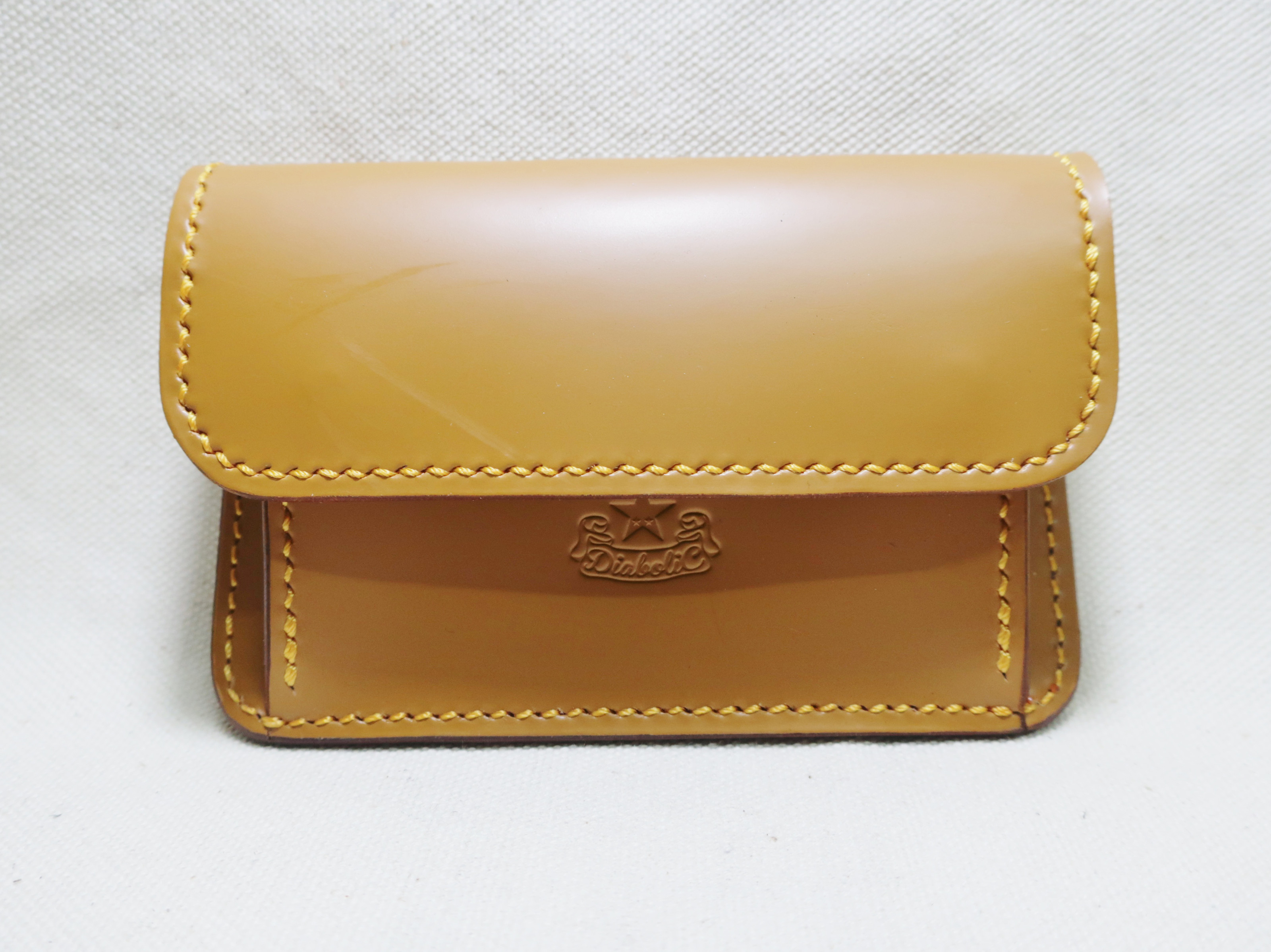コインケース　コードバン　ハンドメイド コインケース/小銭入れ/コードバン/革財布/スタッズ/カード