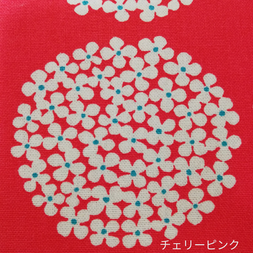 色が選べる☆ランチョンマットと巾着袋 サークルフラワー【受注