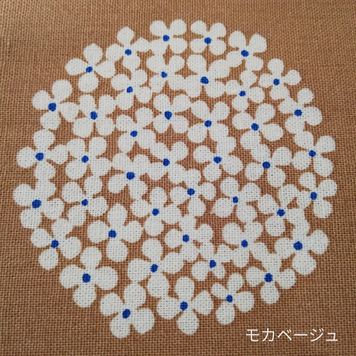 色が選べる☆ランチョンマットと巾着袋 サークルフラワー【受注