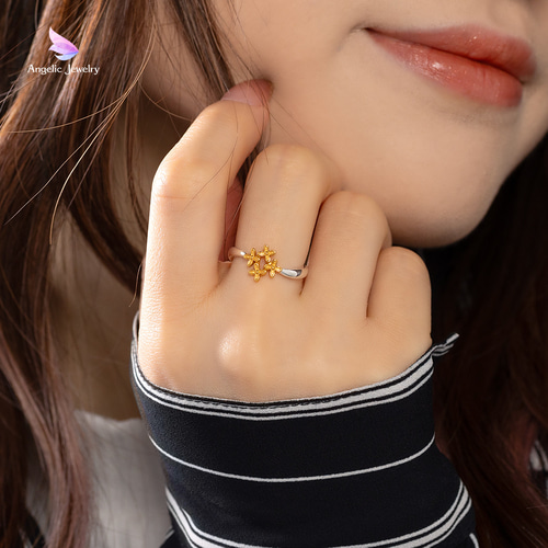 追憶の香り -金木犀リング- 指輪・リング Angelic Jewelry 通販