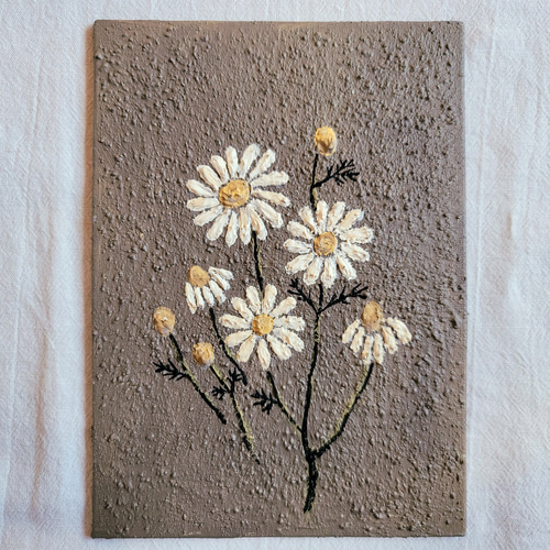 カモミールの絵 絵画 ネムリ 通販 14618439｜Creema(クリーマ)