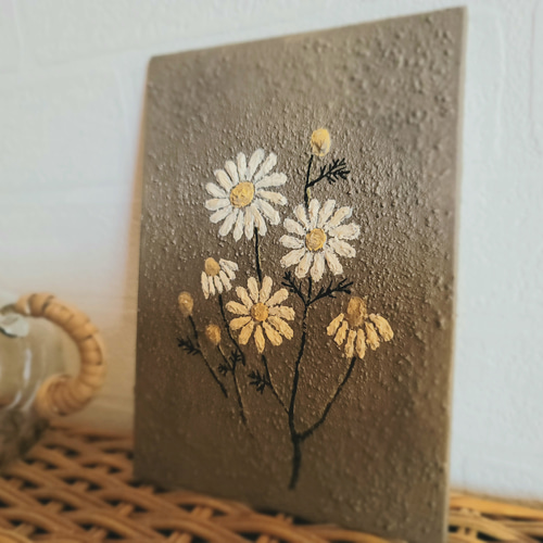 カモミールの絵 絵画 ネムリ 通販 14618439｜Creema(クリーマ)