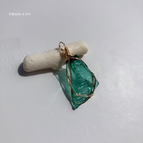 Kgf14 希少 アンダラ 「変容の扉」 エメラルドシフト グリーンアメジスト EMERALD SHIFT 】アンダラクリスタル宝石(エメラルドグリーン