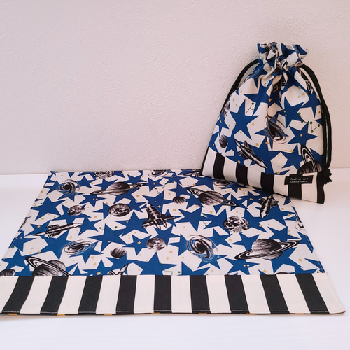 はなな様ご確認用 巾着 給食袋 ランチョンマット 星 ゆめかわ 楽天市場