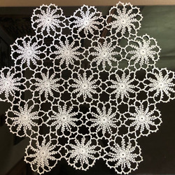 ハンドメイド レース編みドイリーNo.8 その他インテリア雑貨 Kazoo