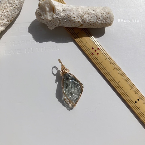 14kgf】アンダラクリスタル アダマンティン ＊光の宝石＊ ペンダント