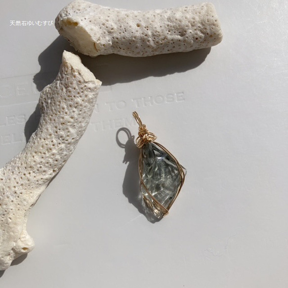 アンダラクリスタル　 14kgf原石 ペンダントトップ［sa3796］ アンダラクリスタル 14kgf原石 ペンダントトップ［sa3796］ アンダラ