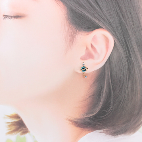 土星の鍵(788) ピアス/イヤリング/ノンホールピアス/樹脂ピアス ピアス 