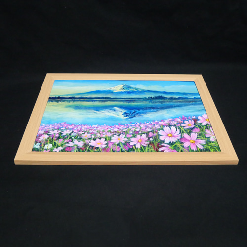 油絵 油彩 油彩画 絵 絵画 絵【湖畔の朝の詩】 絵画 HR 通販