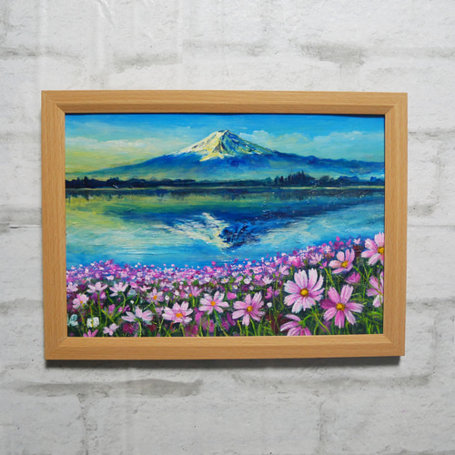 油絵 油彩 油彩画 絵 絵画 絵【湖畔の朝の詩】 絵画 HR 通販