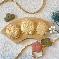 [節日] Hyottoko餅乾模具/日式/新年/面具/可愛/禮物/禮物/手工/手工/餅乾 第3張的照片