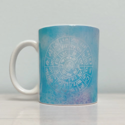 龍体文字のマグカップ（ブルー） 3枚目の画像