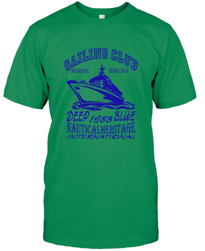 男性と女性の T シャツ SAILING CLUB ホワイト 5,226円