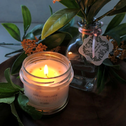 【特集掲載】金木犀の香りも届けたい！キンモクセイのキャンドルとマジカルウォーターアレンジのセット　 6枚目の画像