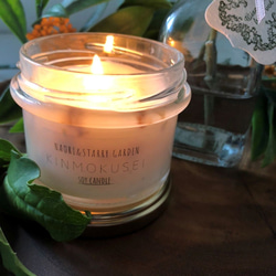 【特集掲載】金木犀の香りも届けたい！キンモクセイのキャンドルとマジカルウォーターアレンジのセット　 9枚目の画像