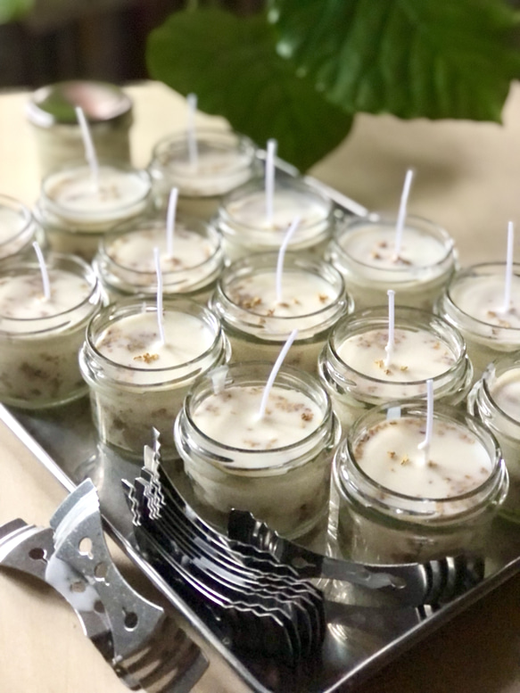 【特集掲載】金木犀の香りも届けたい！キンモクセイのキャンドルとマジカルウォーターアレンジのセット　 19枚目の画像