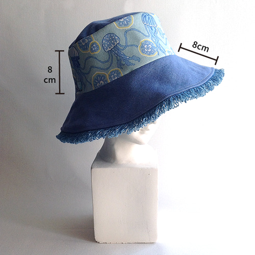 Design No.JF187 - 【クラゲパターン】バケットハット ハット My
