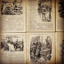 【英国雑誌ページ】1910年発行イギリス風刺雑誌「パンチ」挿絵ページ8枚セット 7枚目の画像