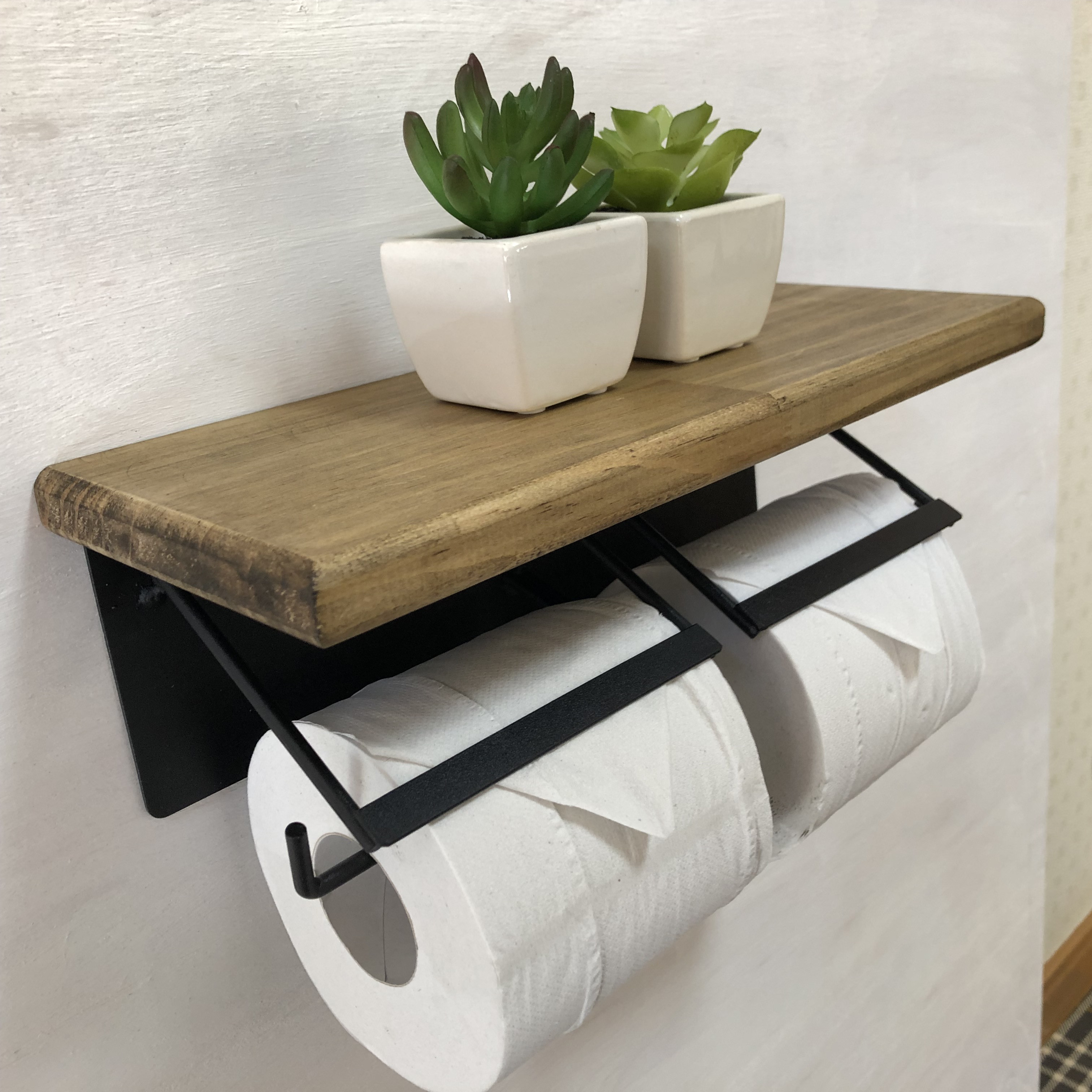 《3》【ジャコビーン】トイレ・ペーパーホルダー・2連・ダブル・ツイン・トイレ用品・アンティーク・カフェ＜No.271＞