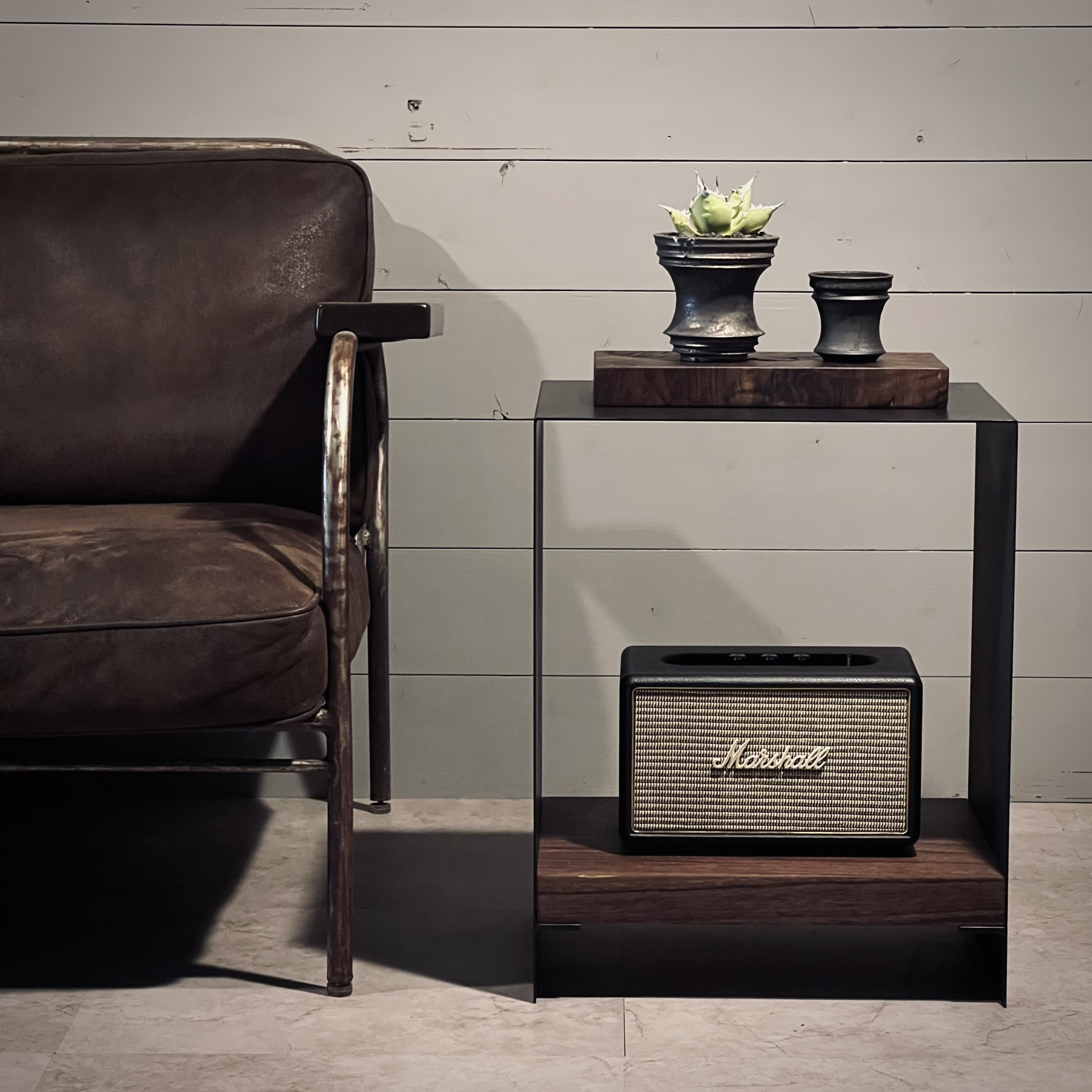 サイドテーブル　ソファサイド　アイアン家具