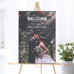 ウェルカムボード 結婚式 写真入りポスターパネル印刷　#36 2枚目の画像