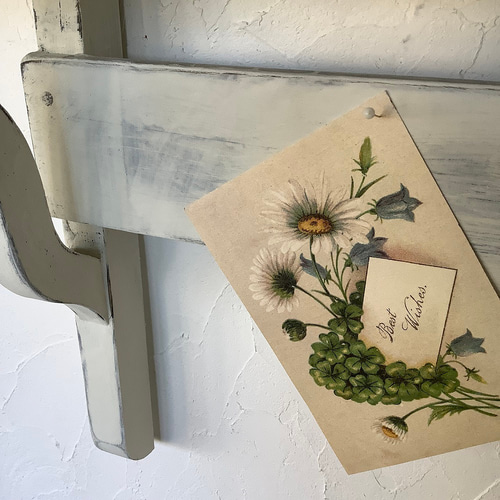 受注制作】ウォールシェルフ・フレンチカントリー・飾り棚・シャビー