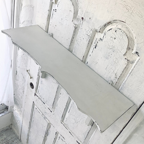 受注制作】ウォールシェルフ・フレンチカントリー・飾り棚・シャビー