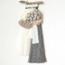 [獨一無二的物品] 浮木編織掛毯“vintagesmoke,a&#39;。” 第4張的照片