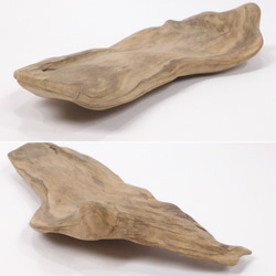 【温泉流木】平たくなめらか台座にもなる美しい流木 流木素材 インテリア 素材 レイアウト 木材 4枚目の画像